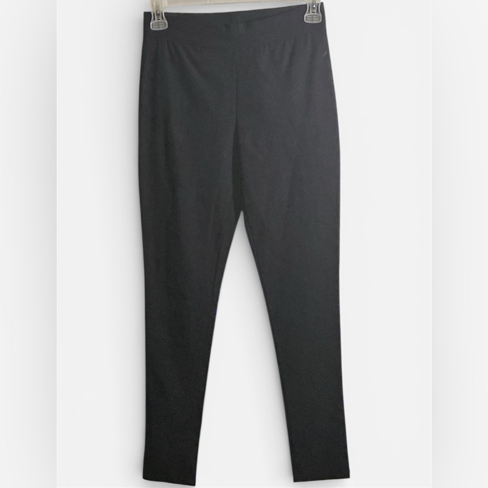 Top Fashion of NY Black Soft Stretch Rayon Leggings - Picture 2 of 3